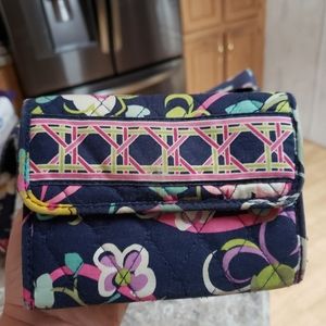 Vera Bradley pocketbook & matching wallet.